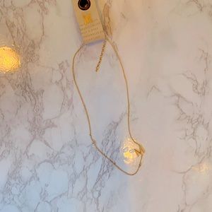 NWT Anthropologie “M” initial necklace